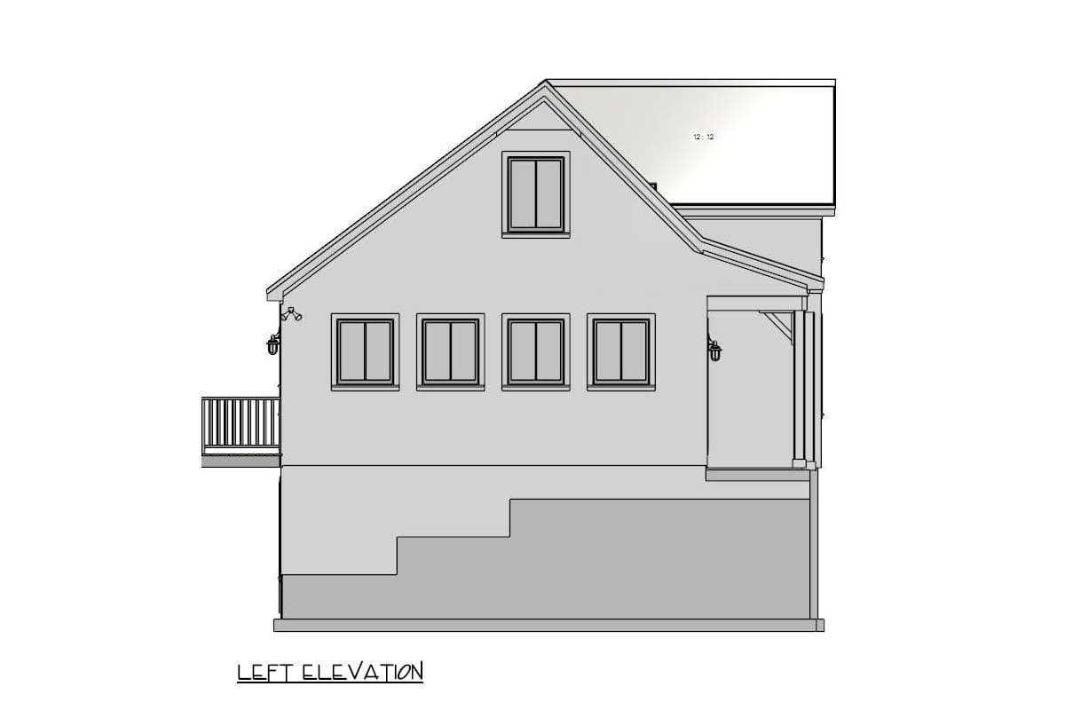 Plan 430836SNG: Charming Two-Bedroom Farmhouse Cottage House Plan with Accessible Design Features - Image #12 - Cottage, Country, Farmhouse, Vacation