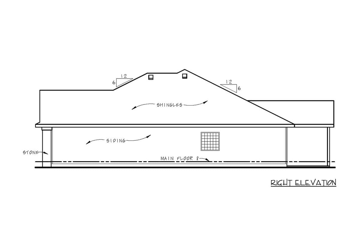 Plan 42757DB: European Traditional House Plan Featuring Three Bedrooms and Three Car Garage - Image #5 - European, Traditional