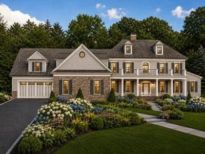 New American Craftsman House Plan with 6+ Bedrooms and 4-Car Garage