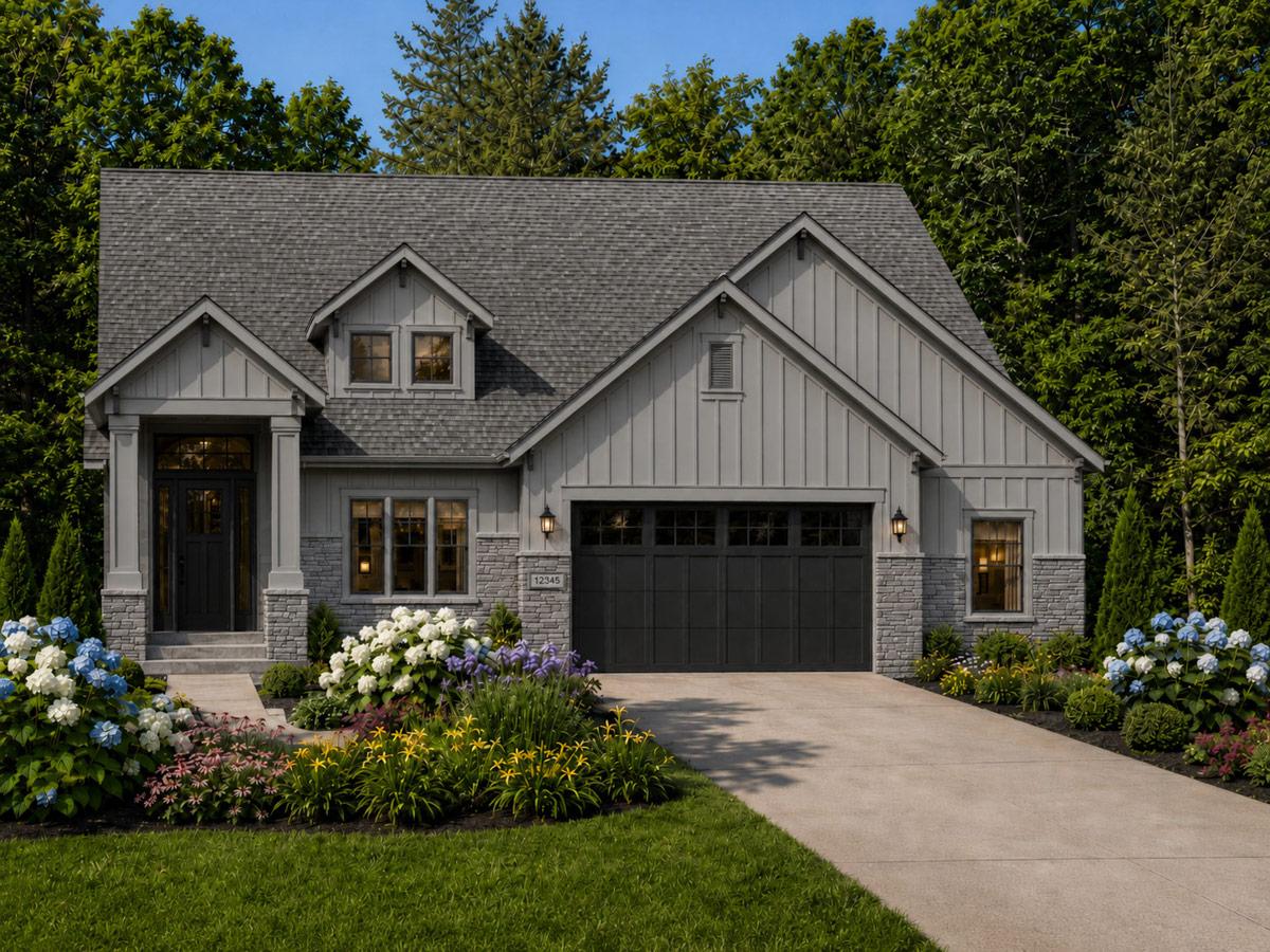 Plan 849104PGE: Craftsman Farmhouse House Plan with 3 Beds and Flexible Office or Study Space - Image #3 - Craftsman, Farmhouse, Mountain, New American