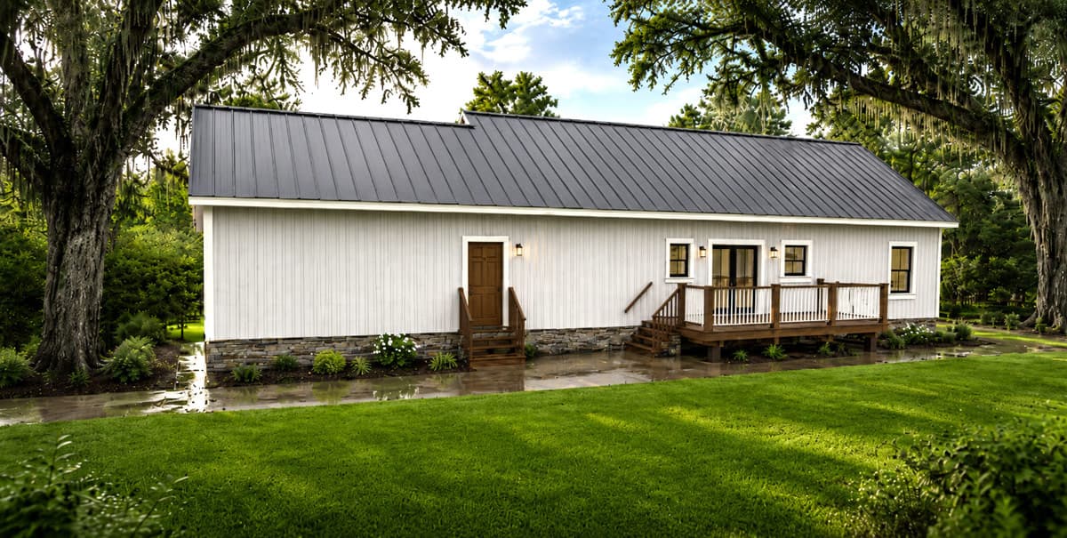 Plan 25084DH: Modern Farmhouse House Plan with Three Bedrooms and Two Baths - Image #2 - Farmhouse, Modern Farmhouse, New American
