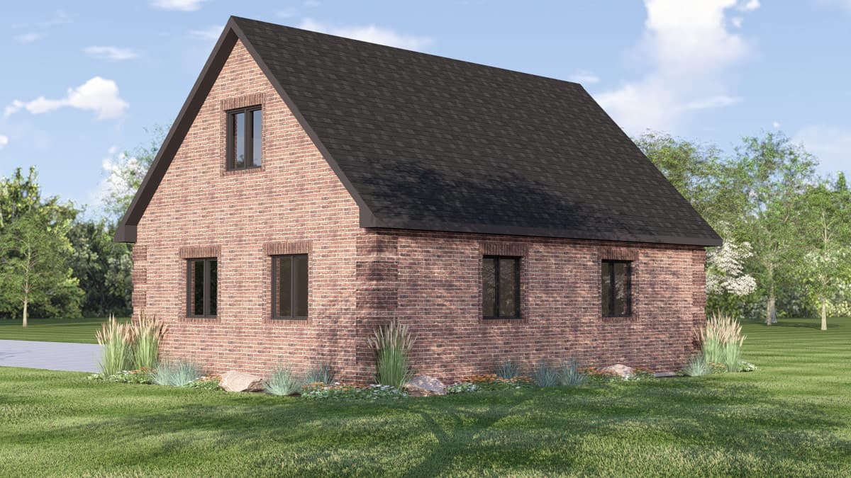 Plan 135427GRA: Country Craftsman House Plan with Spacious 2-Car Garage and Bonus Storage - Image #4 - Country, Craftsman, New American