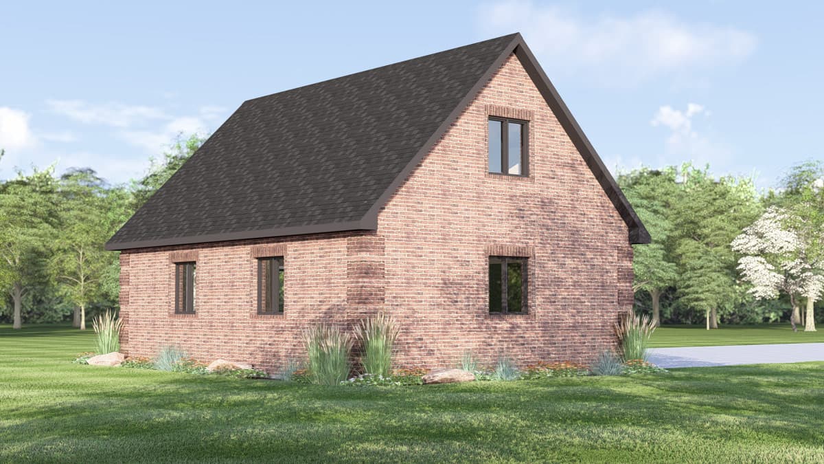 Plan 135427GRA: Country Craftsman House Plan with Spacious 2-Car Garage and Bonus Storage - Image #5 - Country, Craftsman, New American