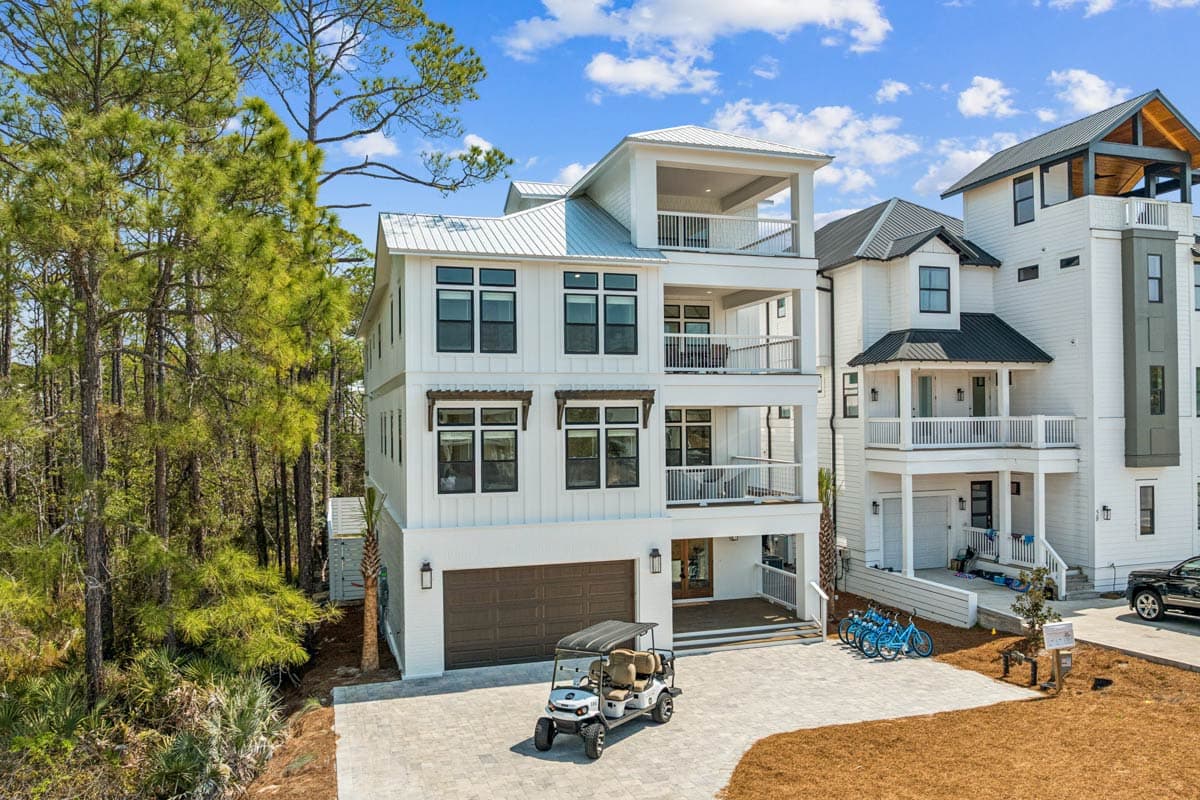 Plan 18304BE: Grand 6-Bedroom Luxury Estate House Plan with 6249 Sq Ft and Elevator - Image #2 - Coastal, Coastal Contemporary, Vacation
