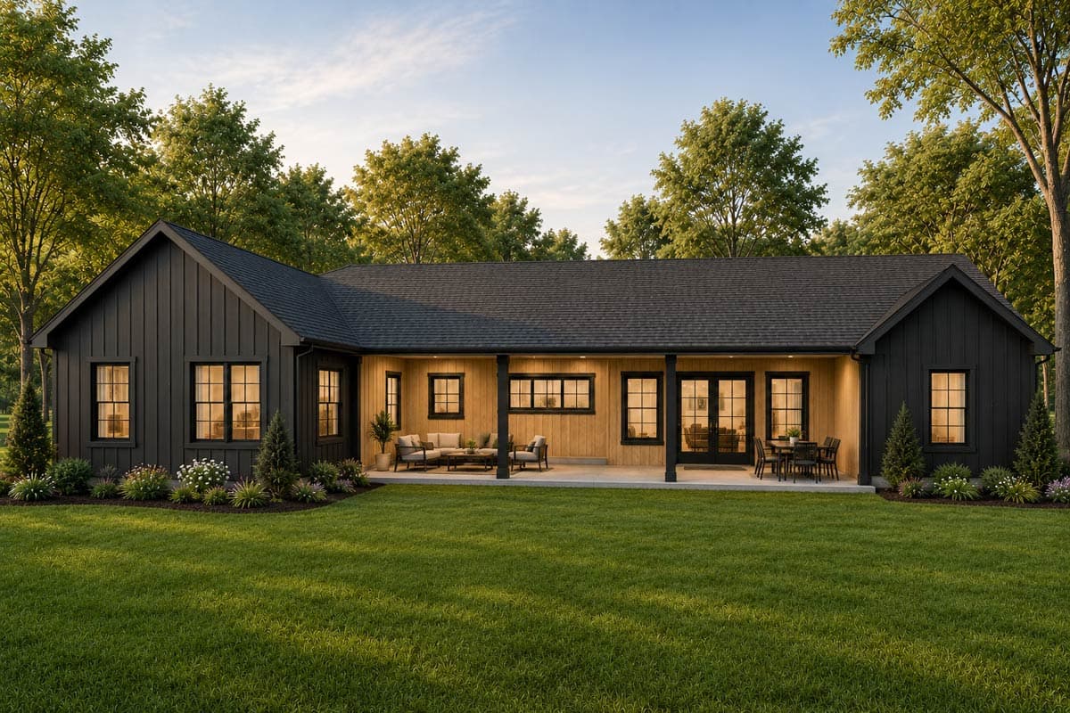 Plan 744526ABR: Craftsman Farmhouse House Plan with Four Bedrooms and Bonus Space - Image #2 - Craftsman, Farmhouse, New American, Southern
