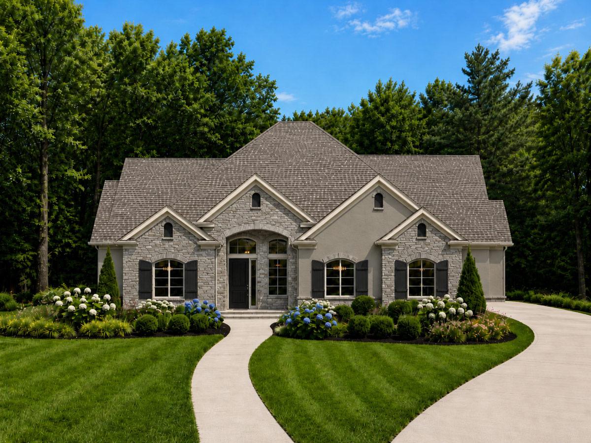 Plan 849106PGE: European Traditional House Plan with Main Floor Master Suites and Study - Image #3 - European, Traditional