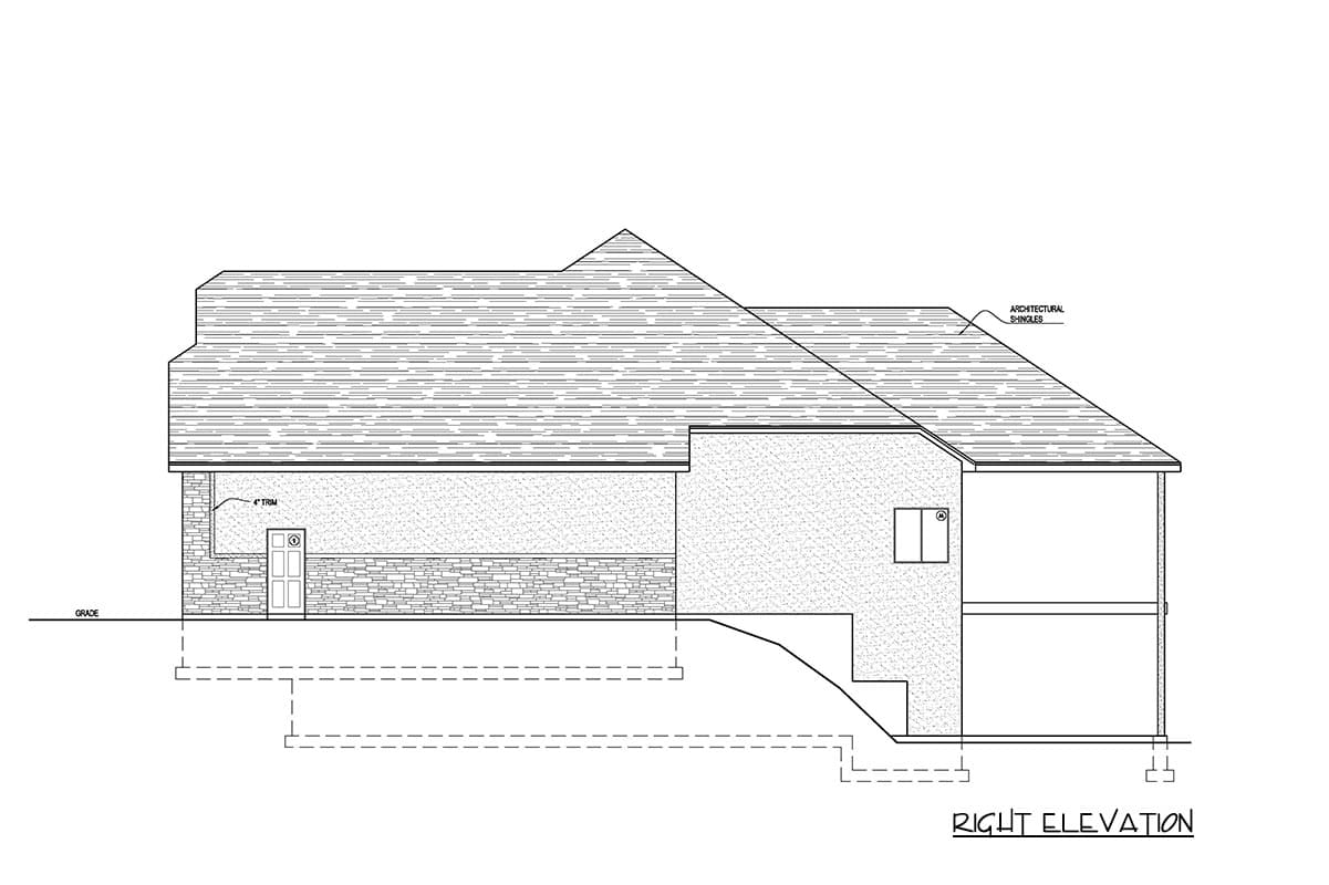 Plan 849107PGE: Traditional Country House Plan with 2 or 3 Bedrooms and 3-Car Garage - Image #7 - Country, Traditional