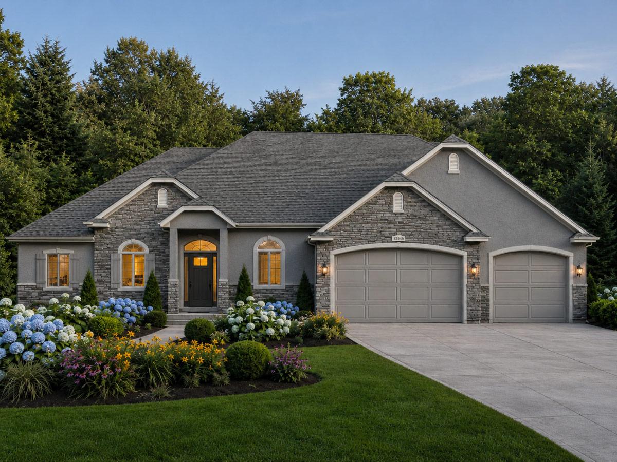 Plan 849107PGE: Traditional Country House Plan with 2 or 3 Bedrooms and 3-Car Garage - Image #3 - Country, Traditional