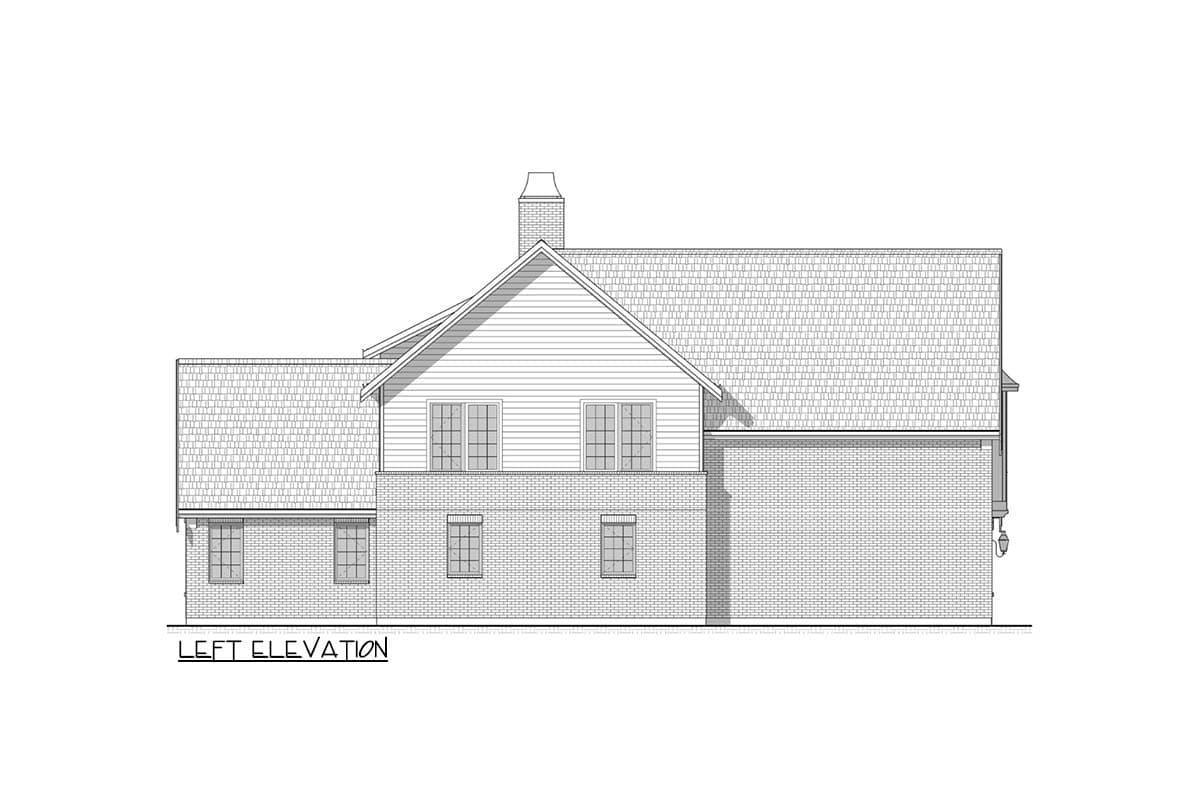 Plan 330029WLE: Spacious Tudor Cottage House Plan with 4-5 Bedrooms and Vaulted Ceilings - Image #8 - Cottage, Tudor