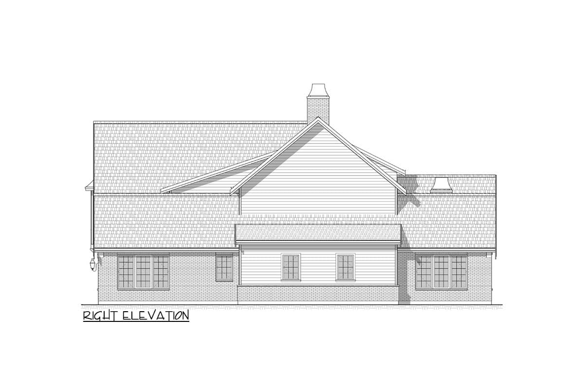 Plan 330029WLE: Spacious Tudor Cottage House Plan with 4-5 Bedrooms and Vaulted Ceilings - Image #10 - Cottage, Tudor