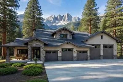 Mountain Craftsman House Plan with RV Garage and Four Bedrooms