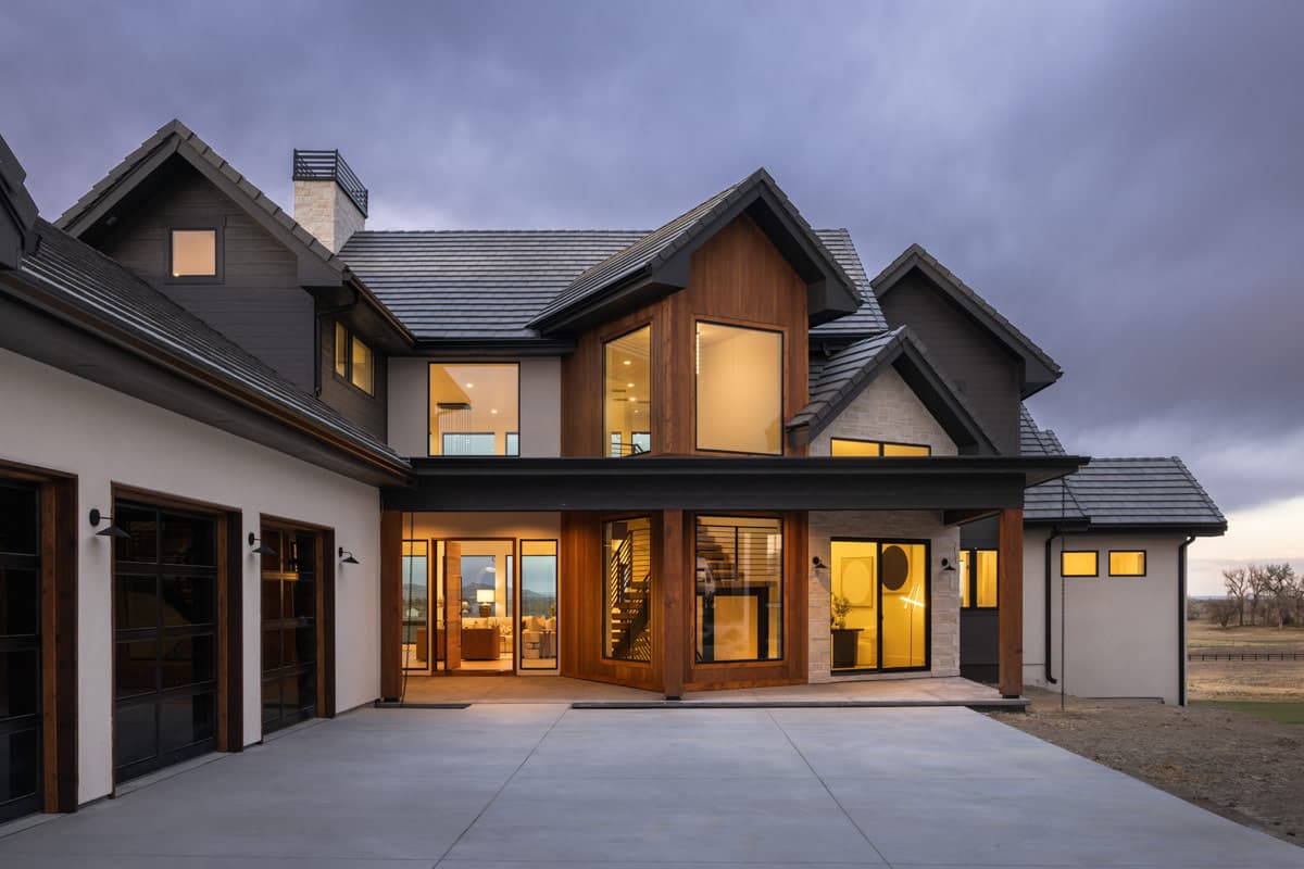 Plan 95381RW: Modern Luxury Four Bedroom House Plan with Four Car Garage - Image #3 - Contemporary, Mountain, New American