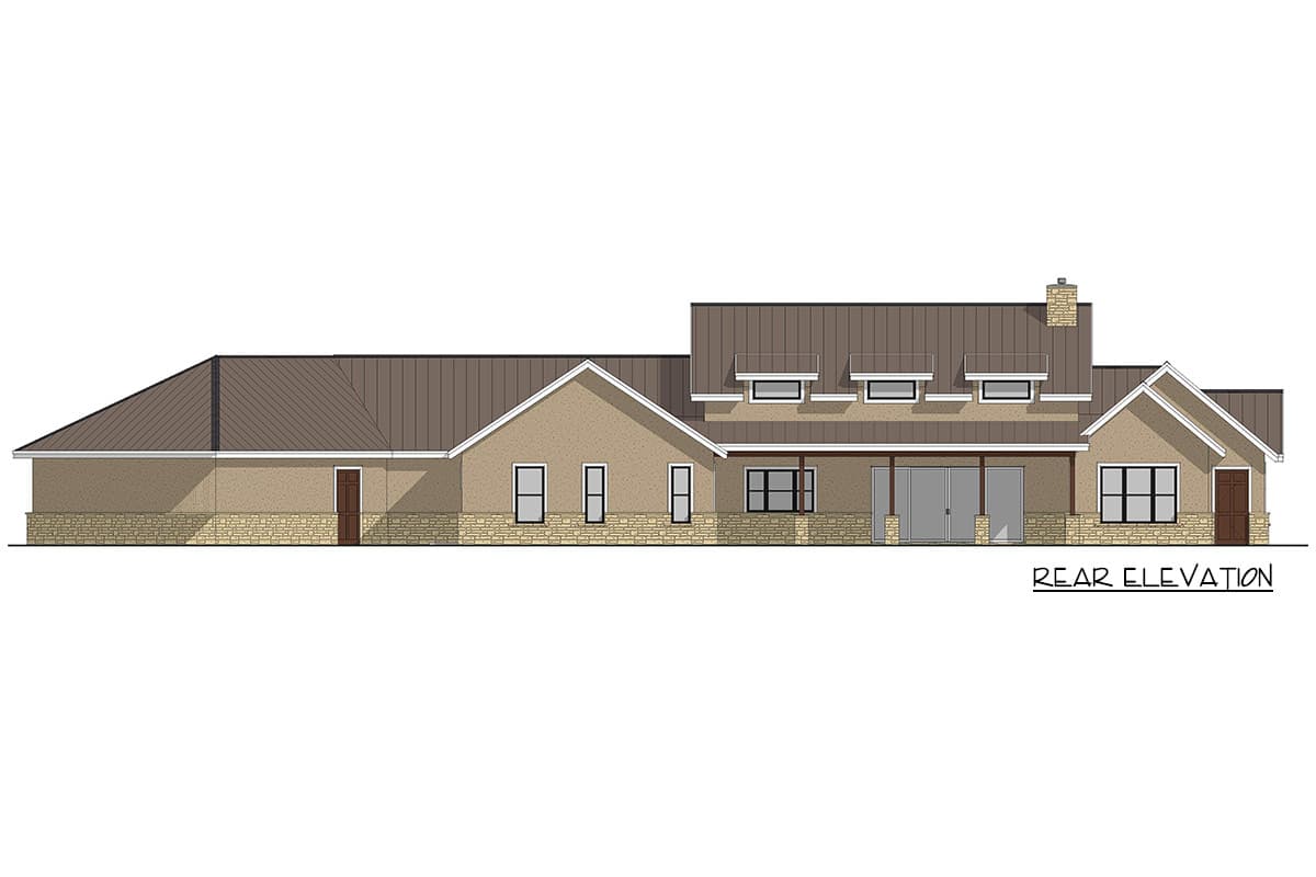 Plan 405166FDC: Spacious Farmhouse House Plan Featuring 4 Bedrooms and 3-Car Garage - Image #3 - Farmhouse