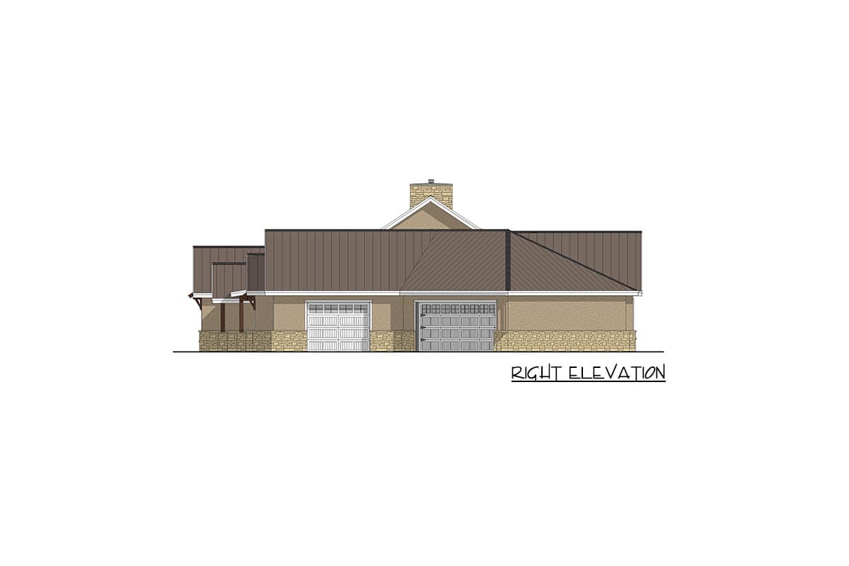 Plan 405166FDC: Spacious Farmhouse House Plan Featuring 4 Bedrooms and 3-Car Garage - Image #4 - Farmhouse