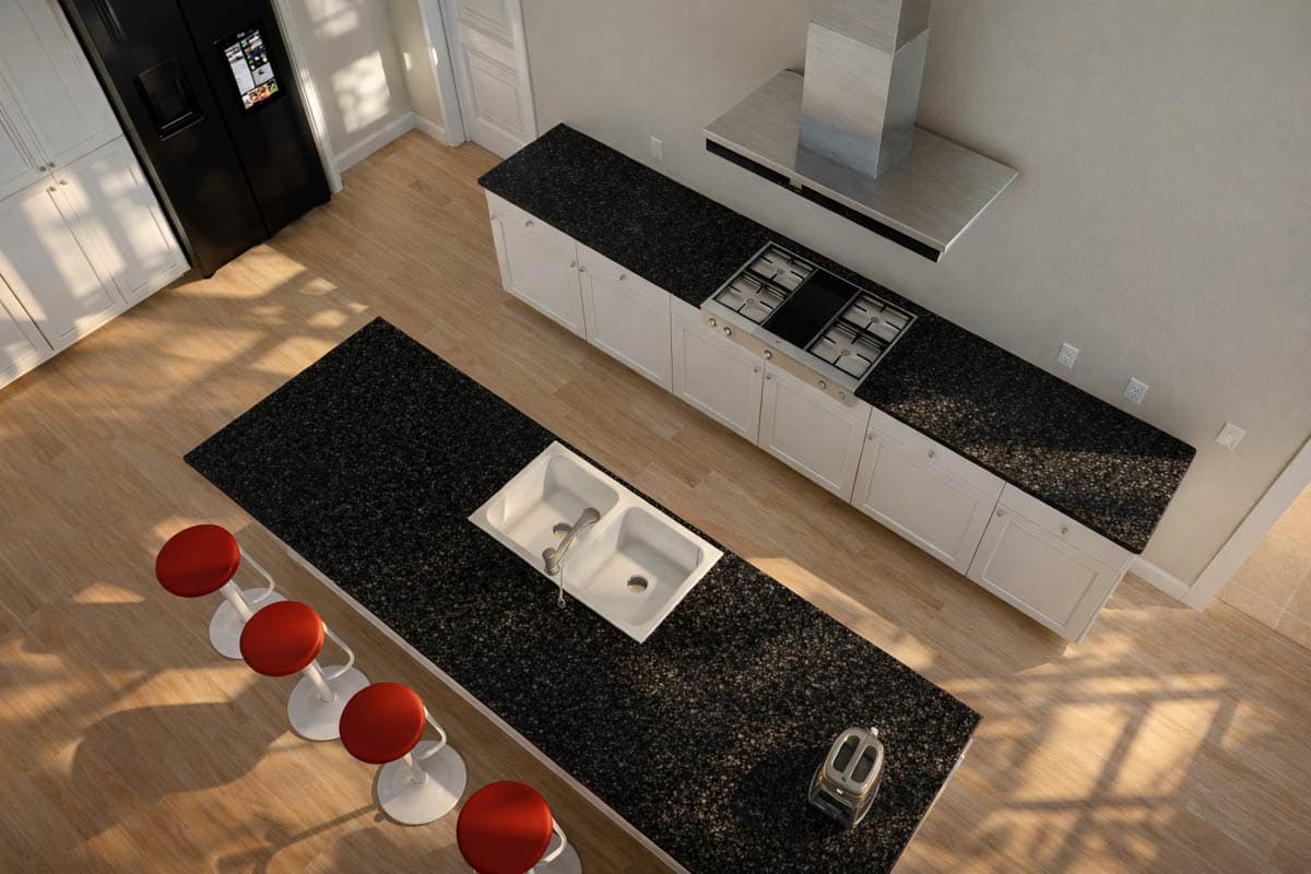 Plan 850042PKE: Contemporary Modern House Plan with Three Bedrooms and Three Car Garage - Image #8 - Contemporary, Modern