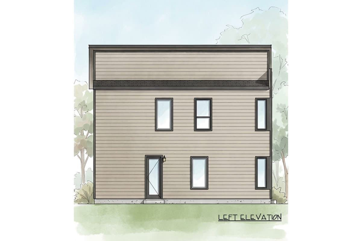 Plan 100373GHR: Contemporary Triplex House Plan Featuring Three Distinct Modern Living Units - Image #2 - Contemporary, Modern