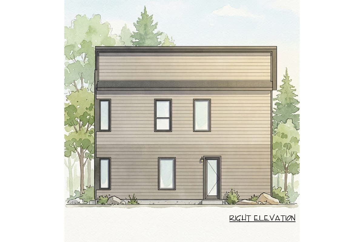 Plan 100373GHR: Contemporary Triplex House Plan Featuring Three Distinct Modern Living Units - Image #4 - Contemporary, Modern