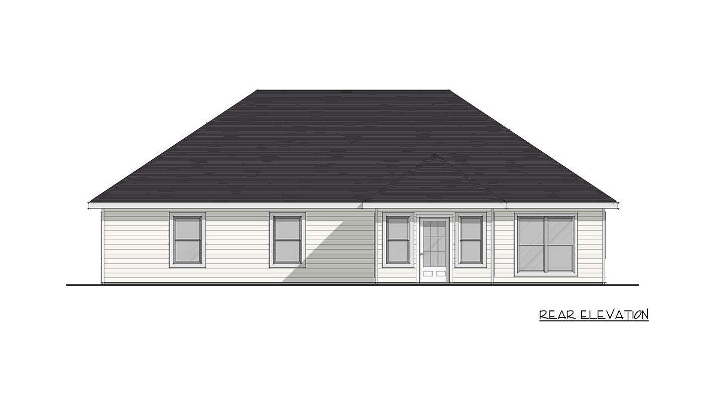 Plan 405170FDC: Traditional Craftsman Ranch House Plan with 3 Bedrooms and 2-Car Garage - Image #6 - Country, Craftsman, Ranch