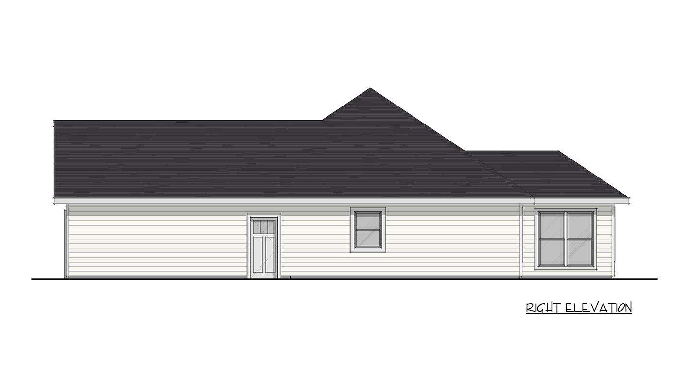Plan 405170FDC: Traditional Craftsman Ranch House Plan with 3 Bedrooms and 2-Car Garage - Image #4 - Country, Craftsman, Ranch