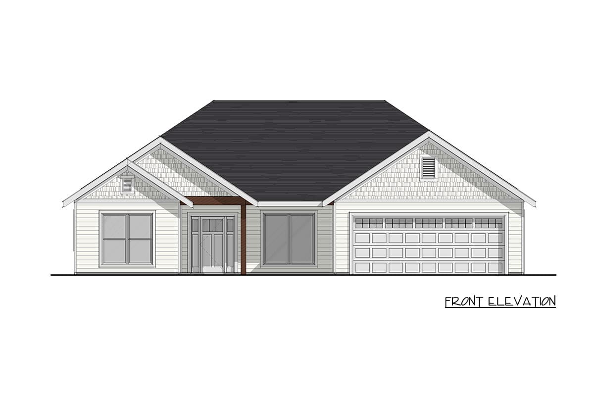 Plan 405171FDC: Modern Farmhouse Barndominium House Plan with 3 Bedrooms and Open Layout - Image #3 - Barndominium, Farmhouse, Modern Farmhouse
