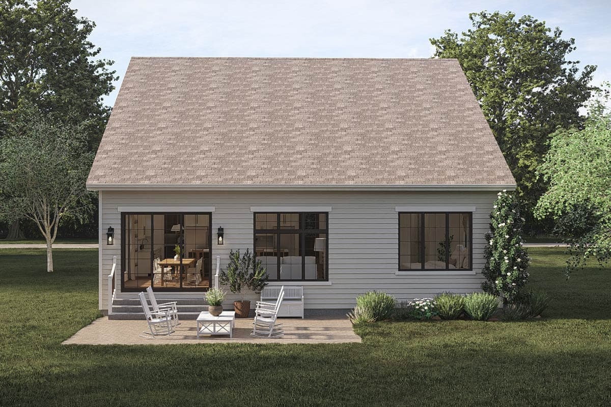 Plan 623649DJ: European Cottage House Plan with 3 Bedrooms and Main Level Suite - Image #6 - Cottage, European, French Country