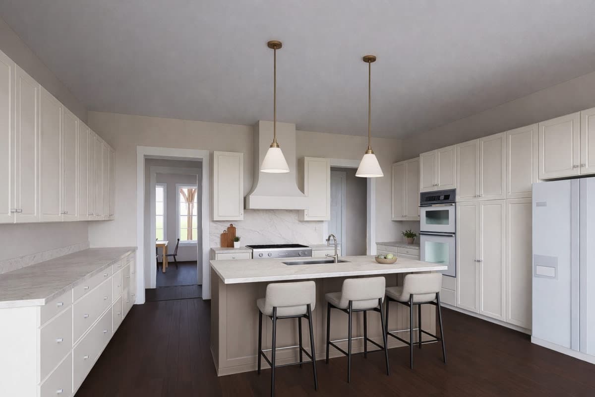 Plan 86421HH: Spacious New American House Plan with Five Bedrooms and Three-Car Garage - Image #3 - New American, Traditional
