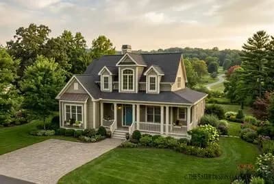 Charming Cottage House Plan with Three Bedrooms and Vaulted Great Room