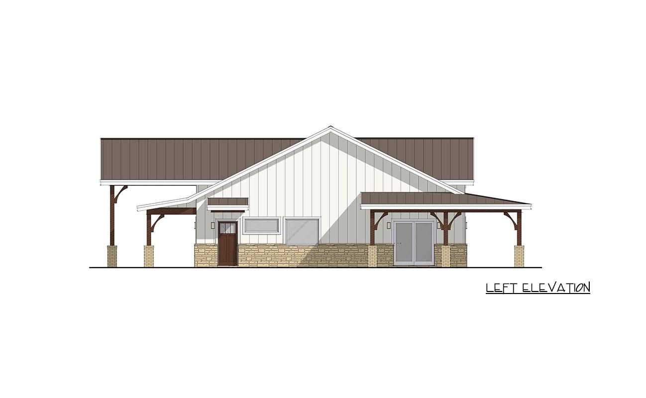 Plan 405175FDC: Modern Farmhouse Barndominium House Plan with Expansive Wraparound Porch - Image #8 - Barndominium, Farmhouse