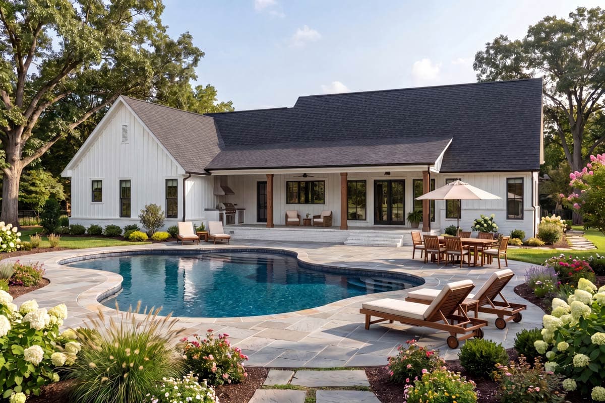 Plan 52045HZ: Modern Farmhouse House Plan with 3 Bedrooms and Vaulted Great Room - Image #15 - Modern Farmhouse, Traditional, Transitional