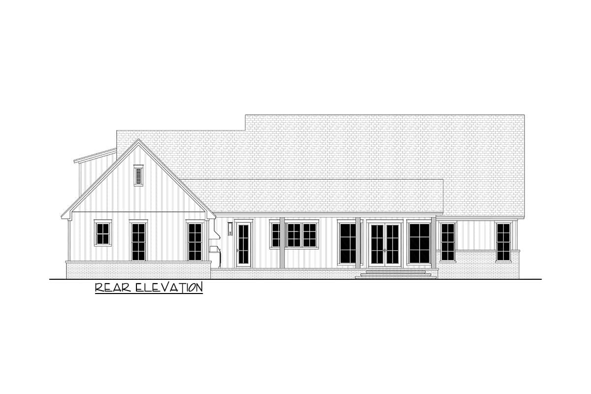 Plan 52045HZ: Modern Farmhouse House Plan with 3 Bedrooms and Vaulted Great Room - Image #19 - Modern Farmhouse, Traditional, Transitional