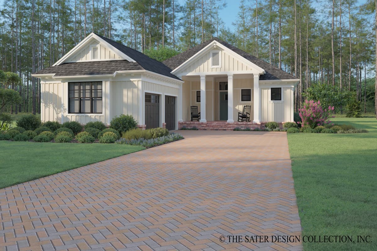 Plan image - 340164STR:Southern Country House Plan with 3 Bedrooms and Spacious Living Areas