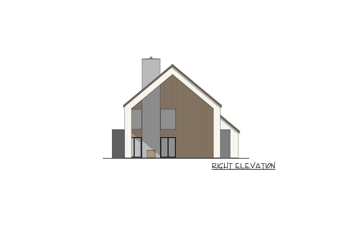 Plan 405176FDC: Modern Barndominium House Plan with Four Bedrooms and Detached Garage - Image #8 - Barndominium, Modern, Scandinavian