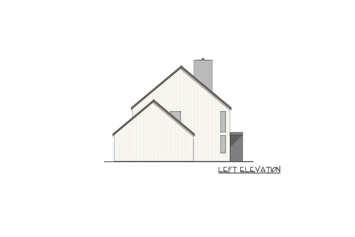 Plan 405176FDC: Modern Barndominium House Plan with Four Bedrooms and Detached Garage - Image #6 - Barndominium, Modern, Scandinavian