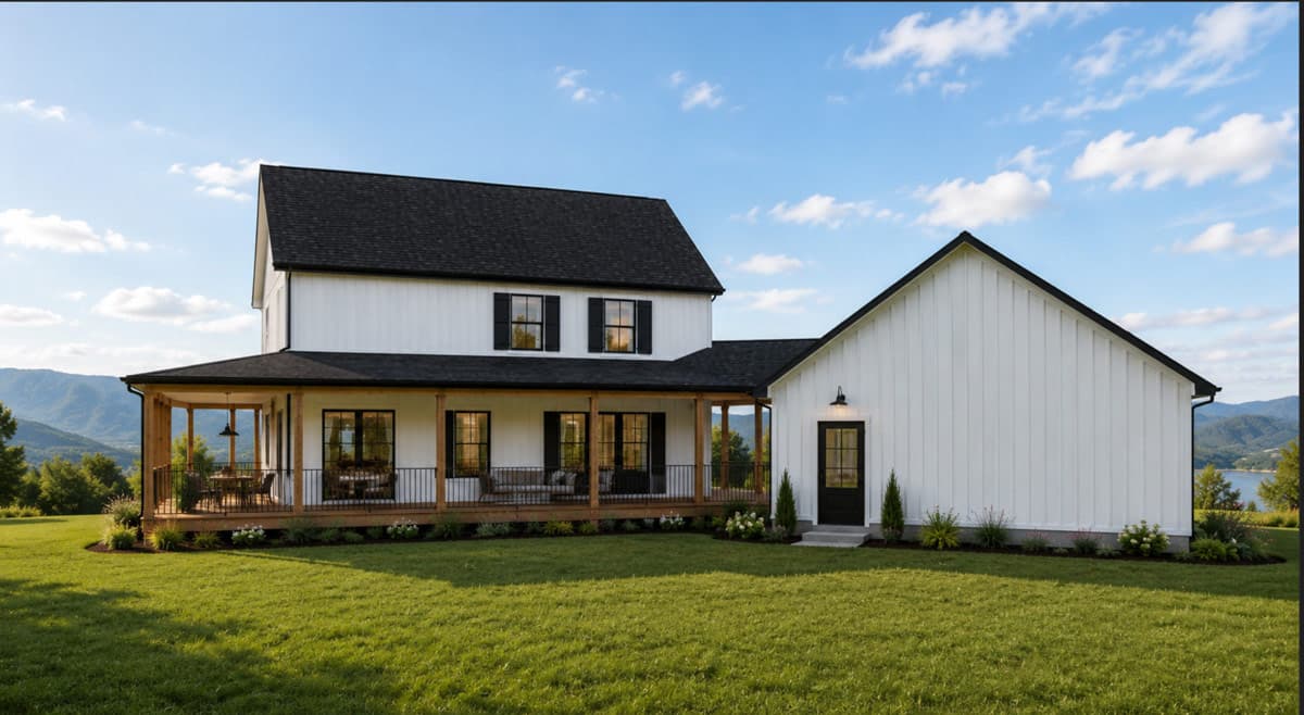 Plan 744530ABR: Farmhouse House Plan with Four Bedrooms and Wraparound Porch - Image #3 - Country, Craftsman, Farmhouse, Southern, Traditional