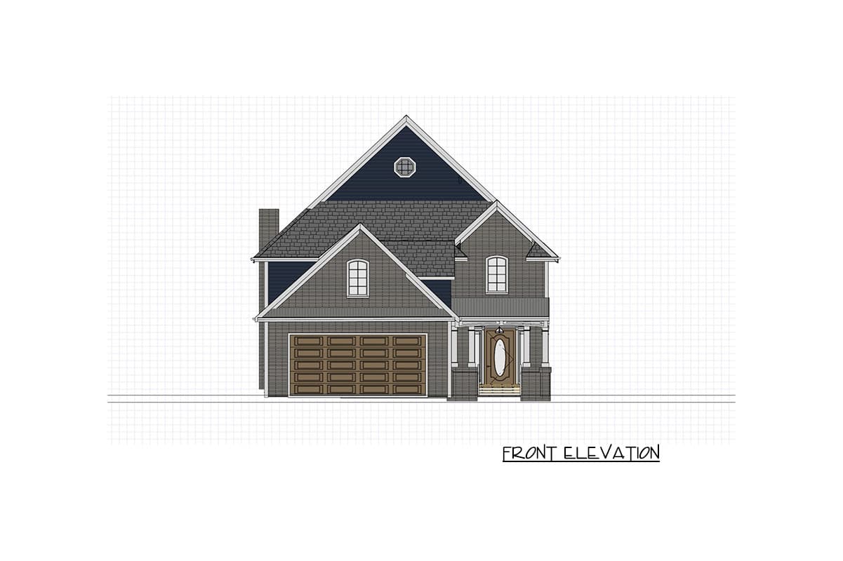 Plan 744531ABR: Craftsman House Plan with Dual Master Suites and Bonus Room - Image #5 - Cottage, Craftsman, Farmhouse, Traditional