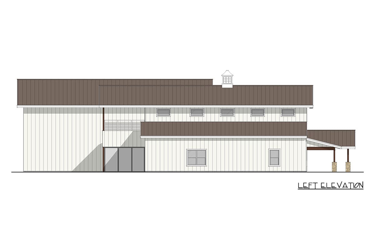 Plan 405177FDC: Modern Farmhouse Barndominium House Plan with 3 Bedrooms and Spacious Garage - Image #4 - Barndominium, Farmhouse