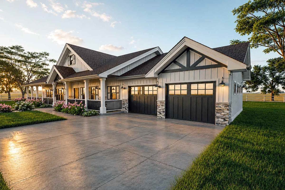 Plan 147070RML: Modern Farmhouse House Plan with 4 Bedrooms and Expansive Porches - Image #5 - Country, Craftsman, Farmhouse, Modern Farmhouse
