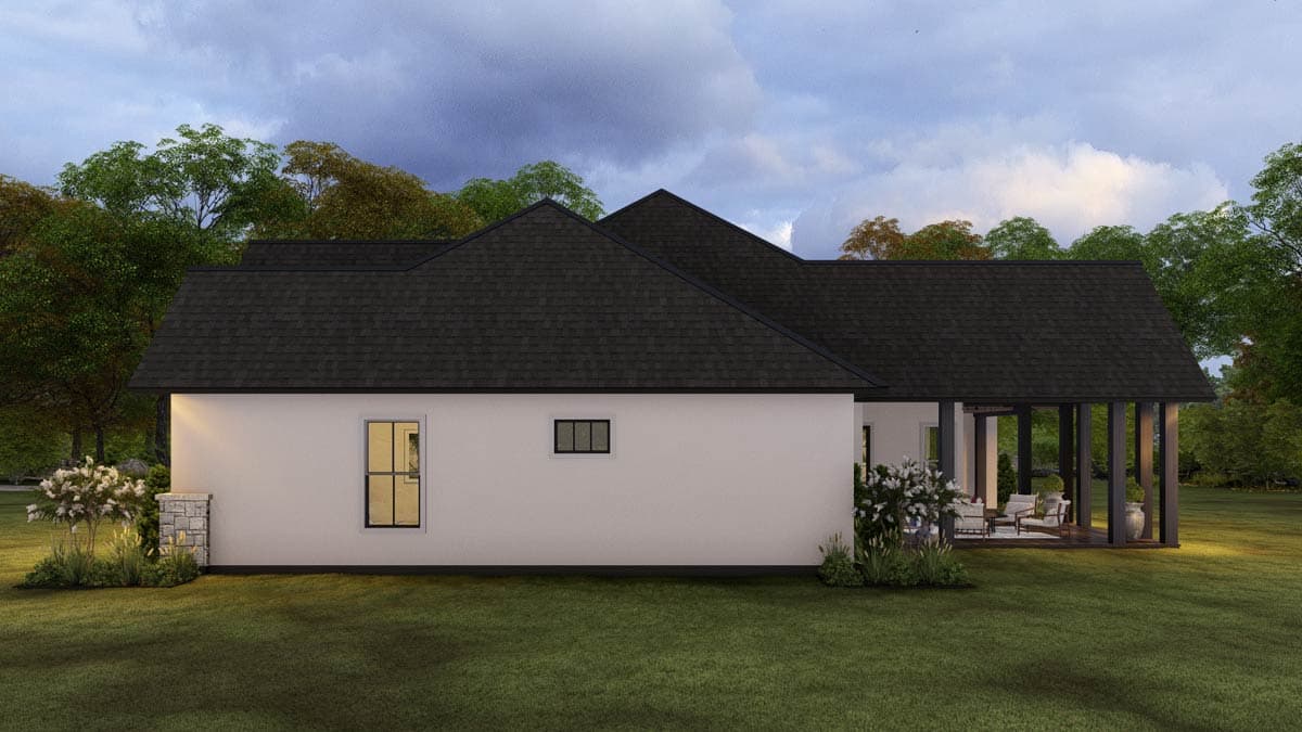 Plan 25454TF: New American House Plan with 4 Bedrooms and Split Bedroom Layout - Image #10 - Modern Farmhouse, New American