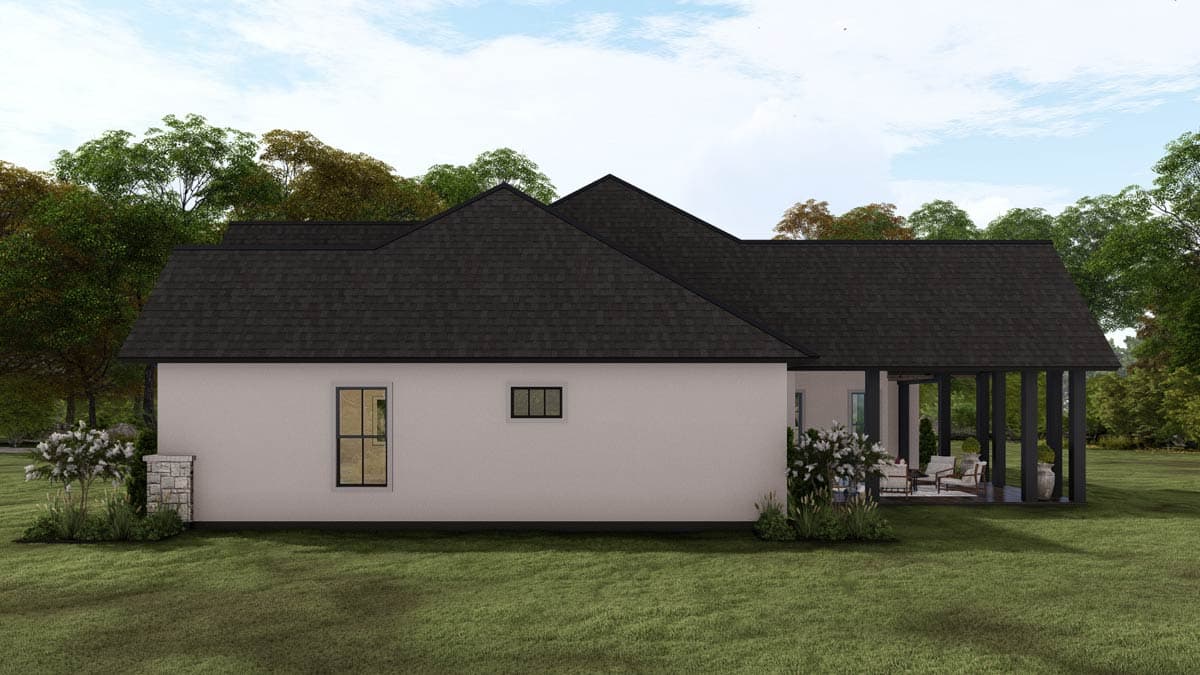 Plan 25454TF: New American House Plan with 4 Bedrooms and Split Bedroom Layout - Image #16 - Modern Farmhouse, New American