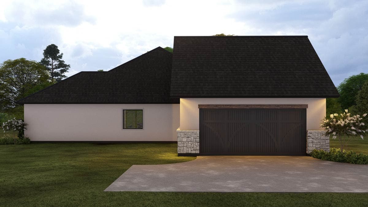 Plan 25454TF: New American House Plan with 4 Bedrooms and Split Bedroom Layout - Image #17 - Modern Farmhouse, New American