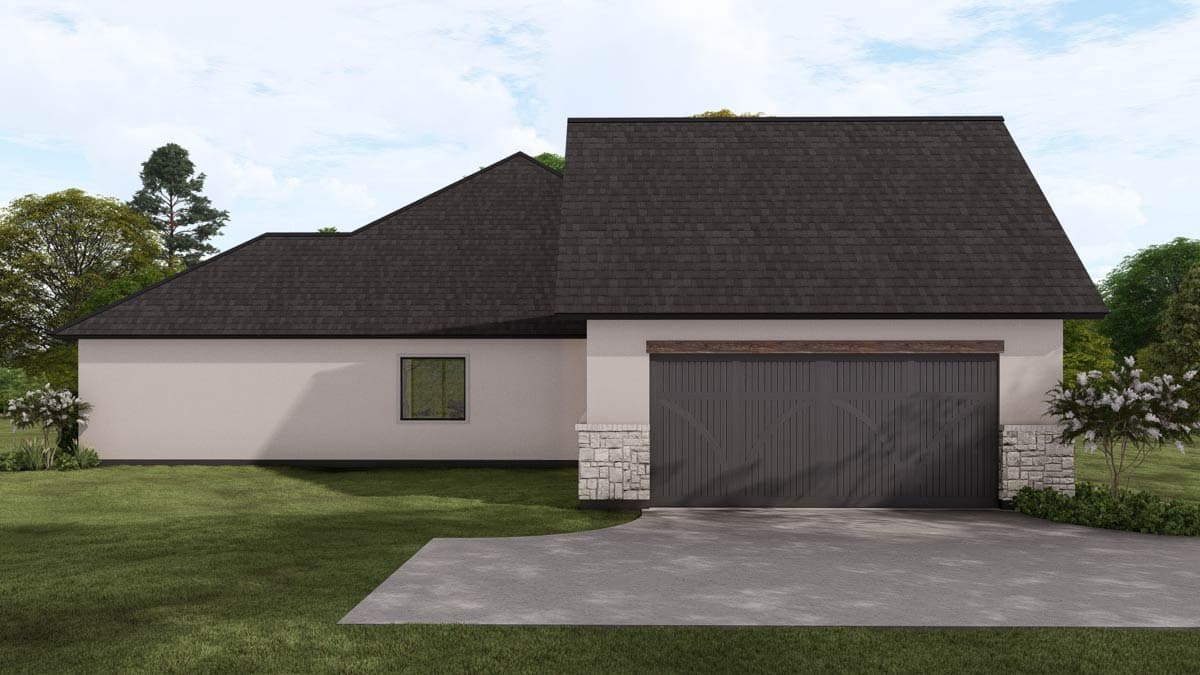 Plan 25454TF: New American House Plan with 4 Bedrooms and Split Bedroom Layout - Image #24 - Modern Farmhouse, New American