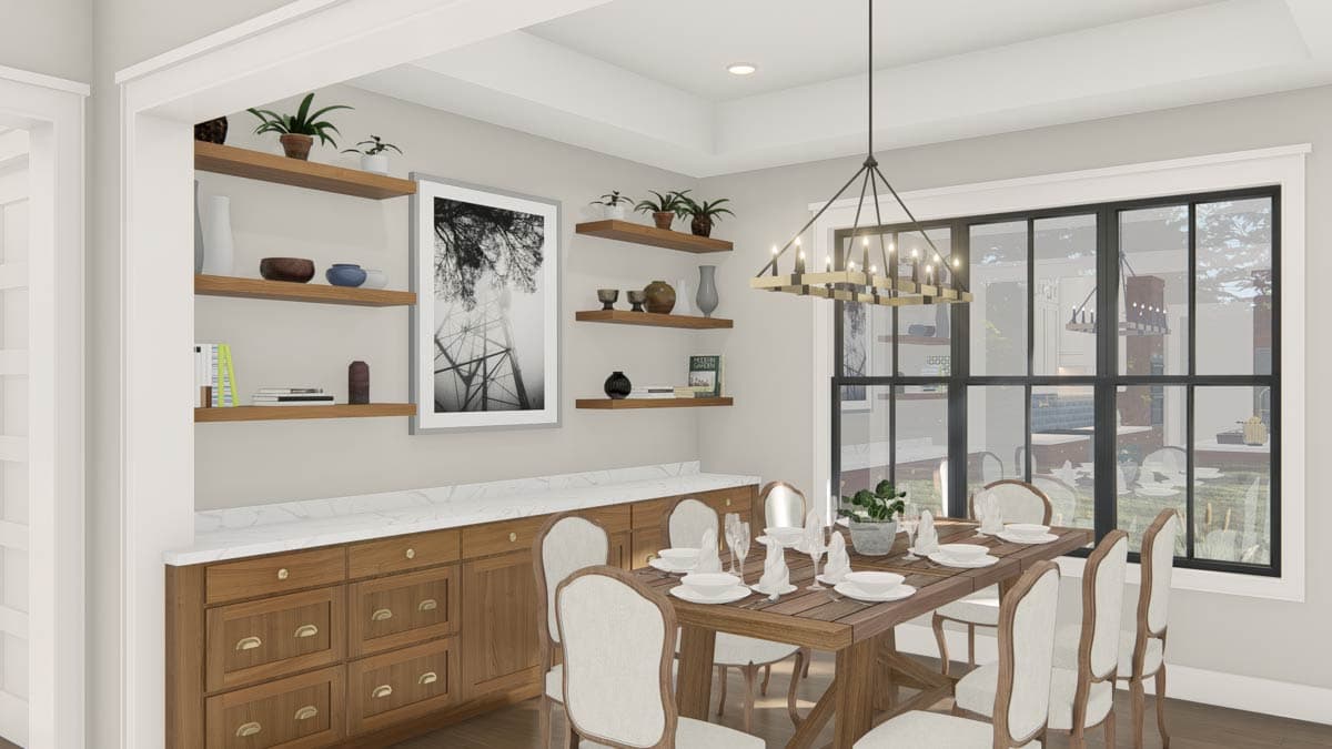 Plan 25454TF: New American House Plan with 4 Bedrooms and Split Bedroom Layout - Image #40 - Modern Farmhouse, New American