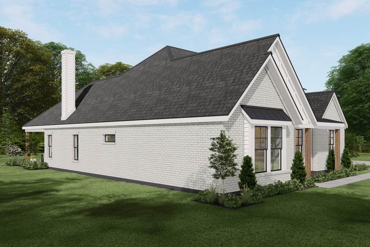 Plan 25455TF: Modern Farmhouse House Plan with 3 Bedrooms and 2 Car Garage - Image #15 - Farmhouse, Modern Farmhouse, New American, Traditional, Transitional