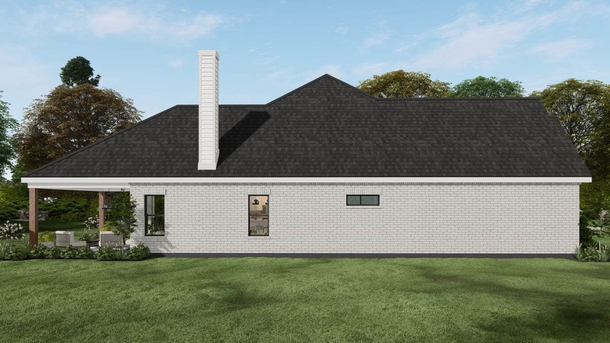 Plan 25455TF: Modern Farmhouse House Plan with 3 Bedrooms and 2 Car Garage - Image #12 - Farmhouse, Modern Farmhouse, New American, Traditional, Transitional