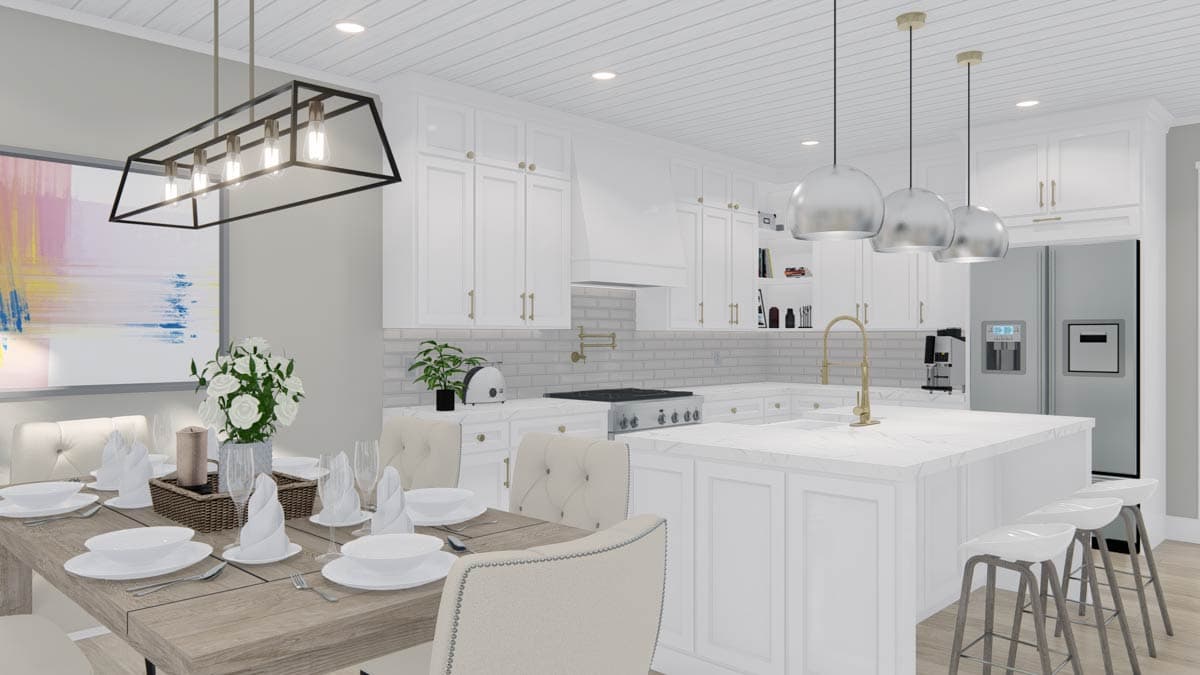 Plan 25455TF: Modern Farmhouse House Plan with 3 Bedrooms and 2 Car Garage - Image #19 - Farmhouse, Modern Farmhouse, New American, Traditional, Transitional