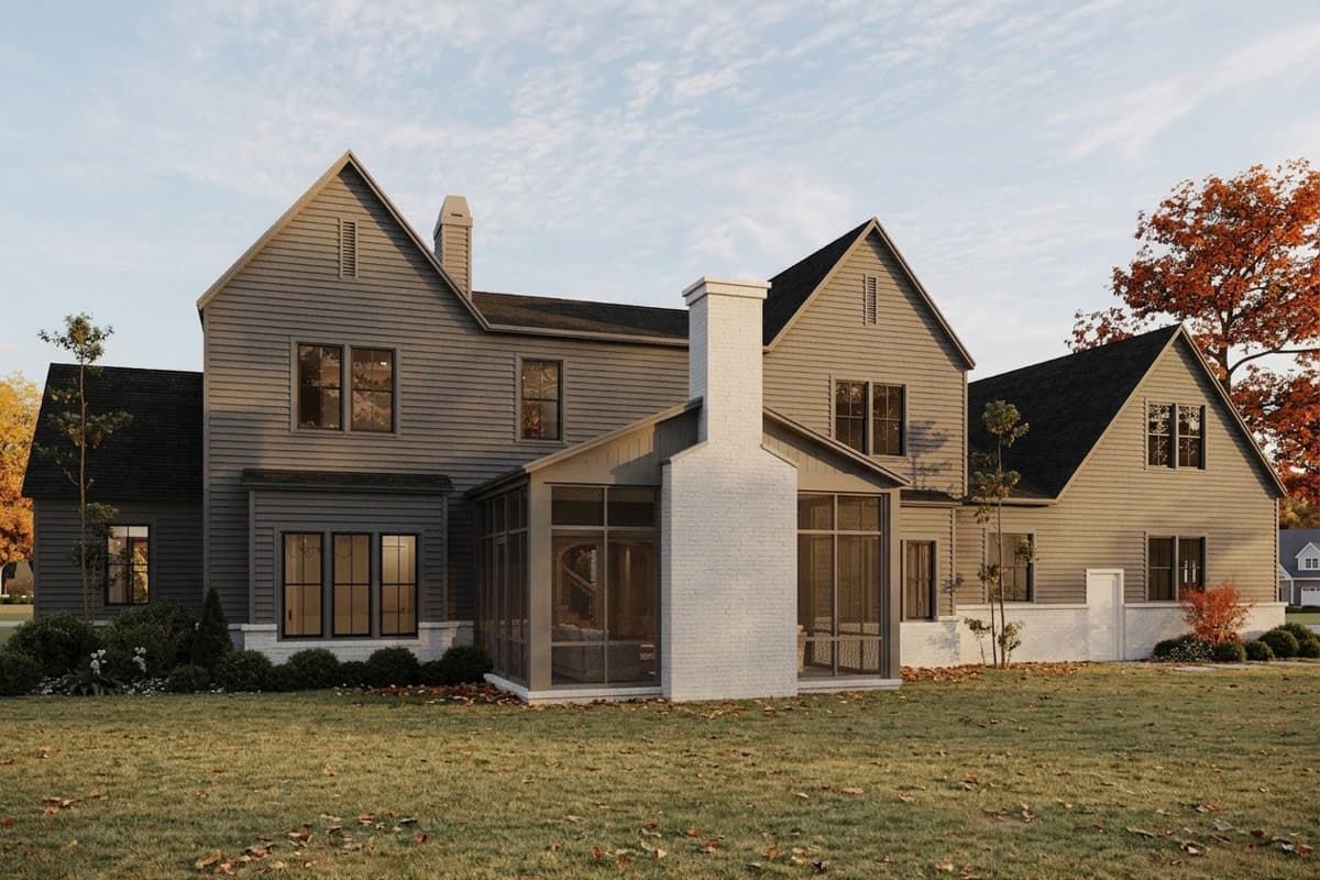 Plan 50246PH: Transitional House Plan with 5 Bedrooms and 3-Car Garage - Image #3 - Contemporary, New American, Scandinavian, Transitional