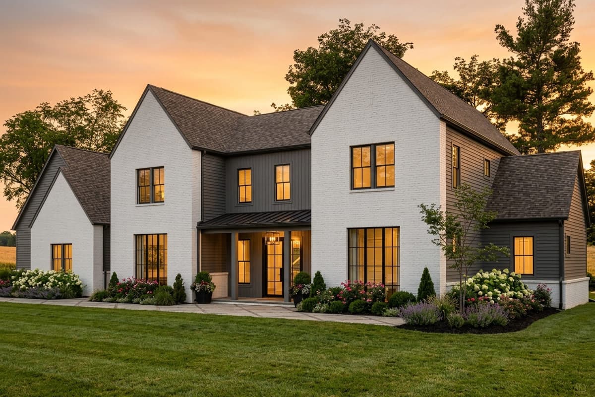 Plan 50246PH: Transitional House Plan with 5 Bedrooms and 3-Car Garage - Image #2 - Contemporary, New American, Scandinavian, Transitional
