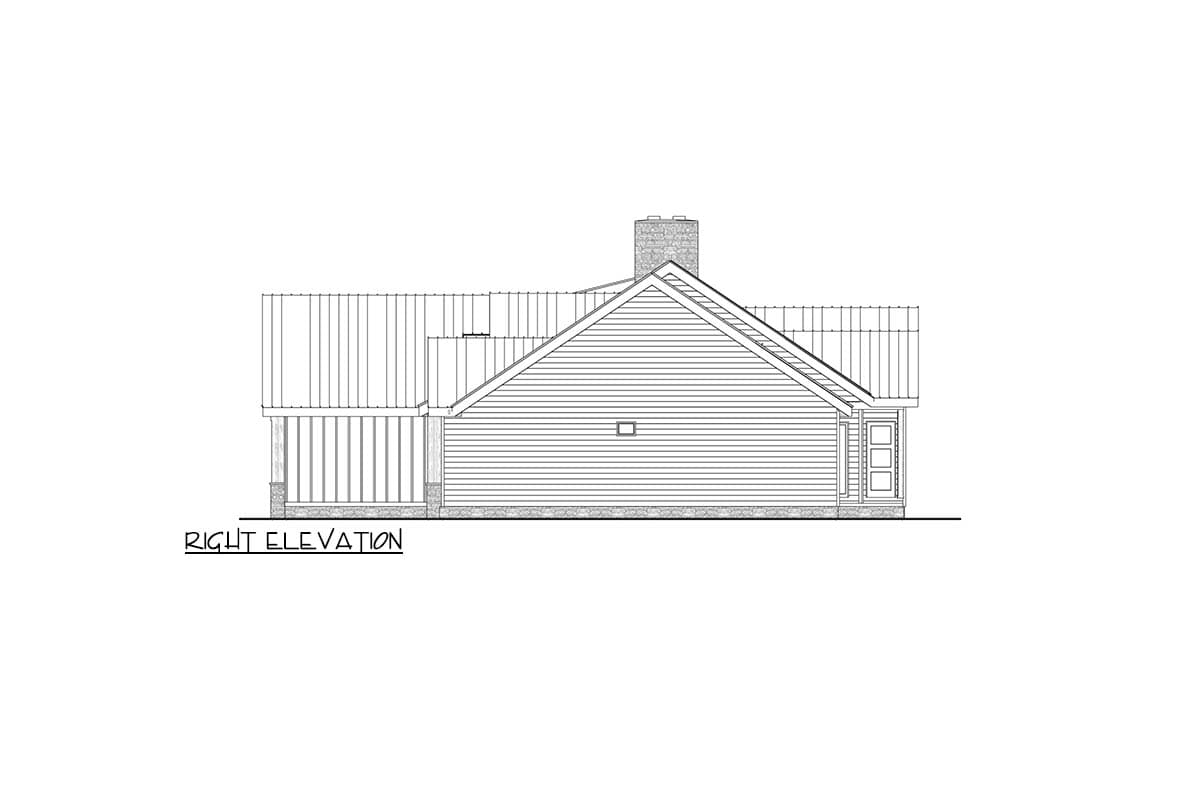 Plan 911072JVD: Modern Contemporary Farmhouse House Plan with 4-Car Garage and 2491 Square Feet - Image #13 - Contemporary, Farmhouse, Modern