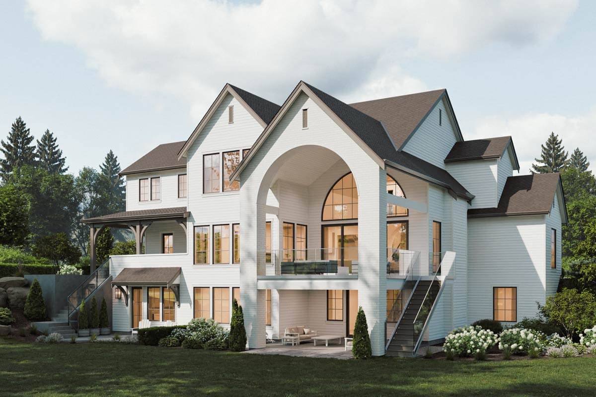 Plan 270131AF: European Inspired French Country House Plan with Four Bedrooms - Image #3 - European, French Country, Transitional