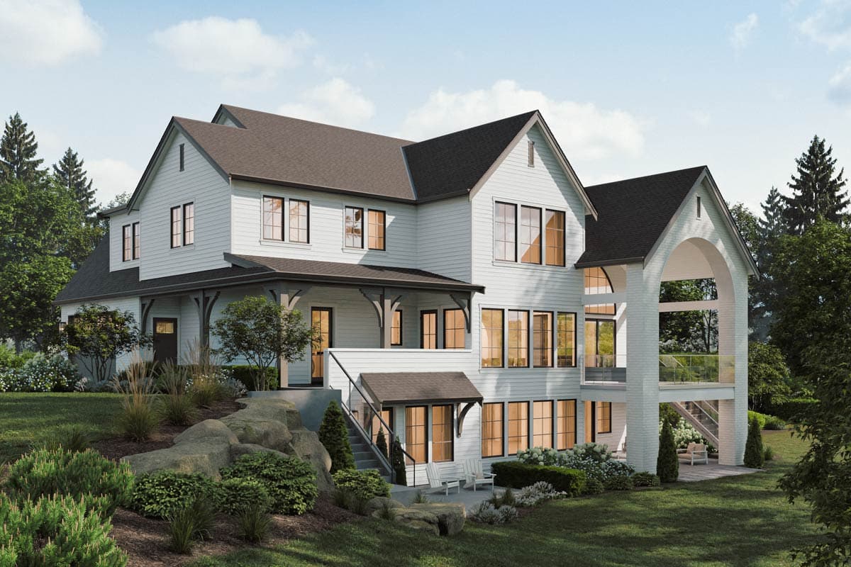 Plan 270131AF: European Inspired French Country House Plan with Four Bedrooms - Image #4 - European, French Country, Transitional